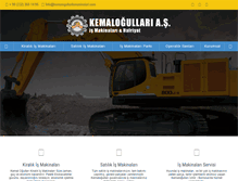 Tablet Screenshot of kemalogullariismakinalari.com